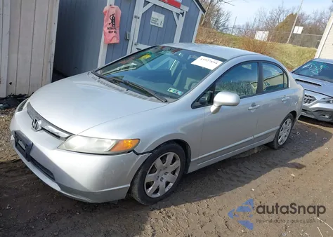 2007 Honda Civic Lx из США, поврежденный, VIN 1HGFA16587L061851